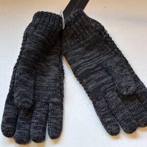 Men’s Bickley and Mitchell Black Knit Gloves NWT OS